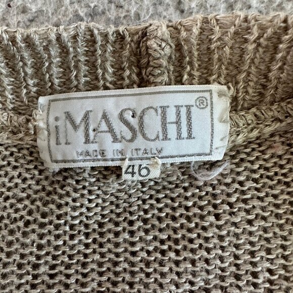 Made in Italy Linen Cardigan Womens Art to Wear Lagenlook Boho Coastal - Picture 7 of 16